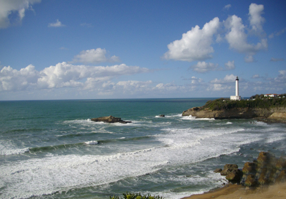 Vue océan atlantique appartement côte basque Biarritz