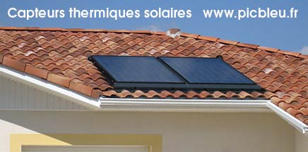 Capteurs-thermiques-solaire-toit-maison-neuve