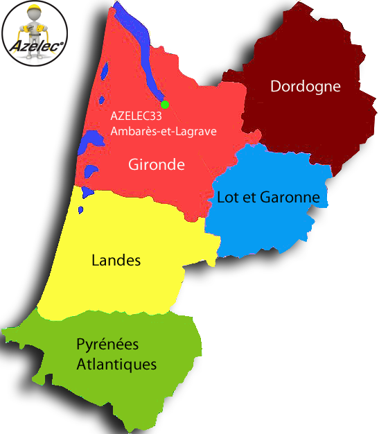 Zone activité Azelec en Gironde